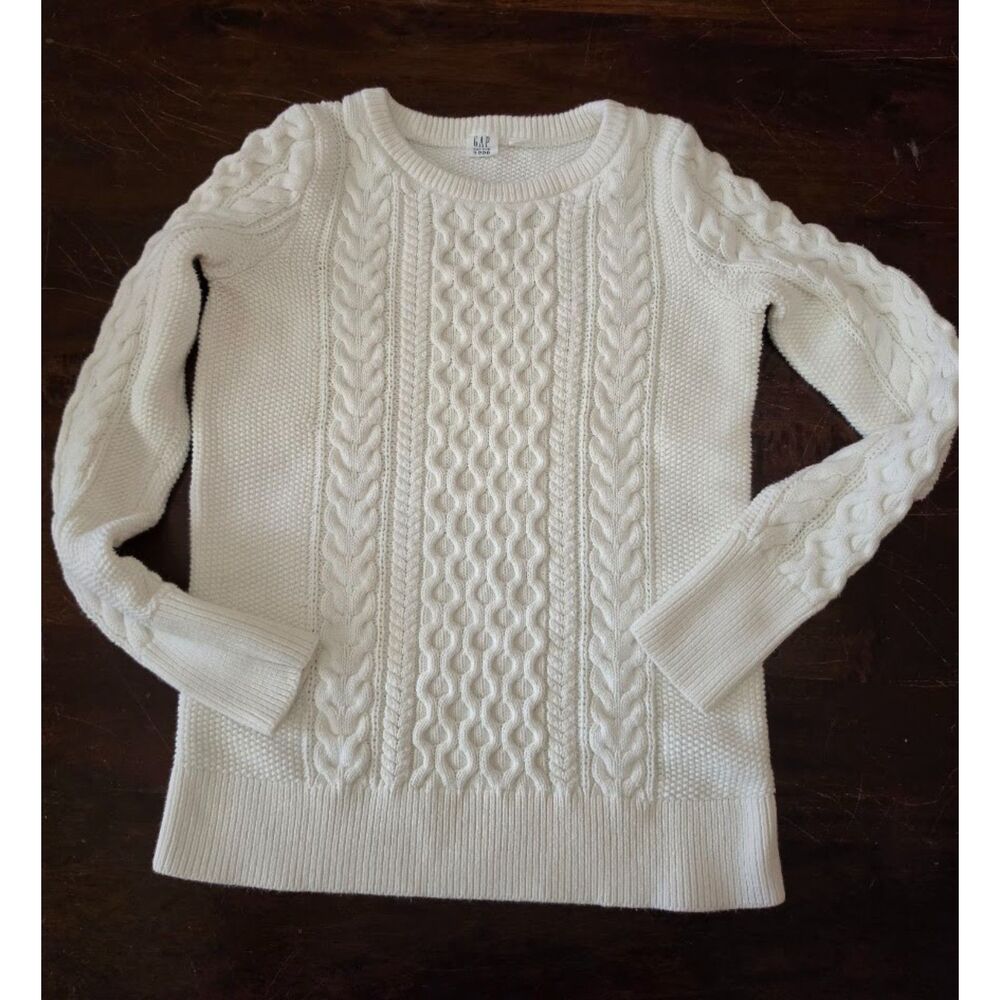 Gap women's XS 100% Cotton cable knit sweater